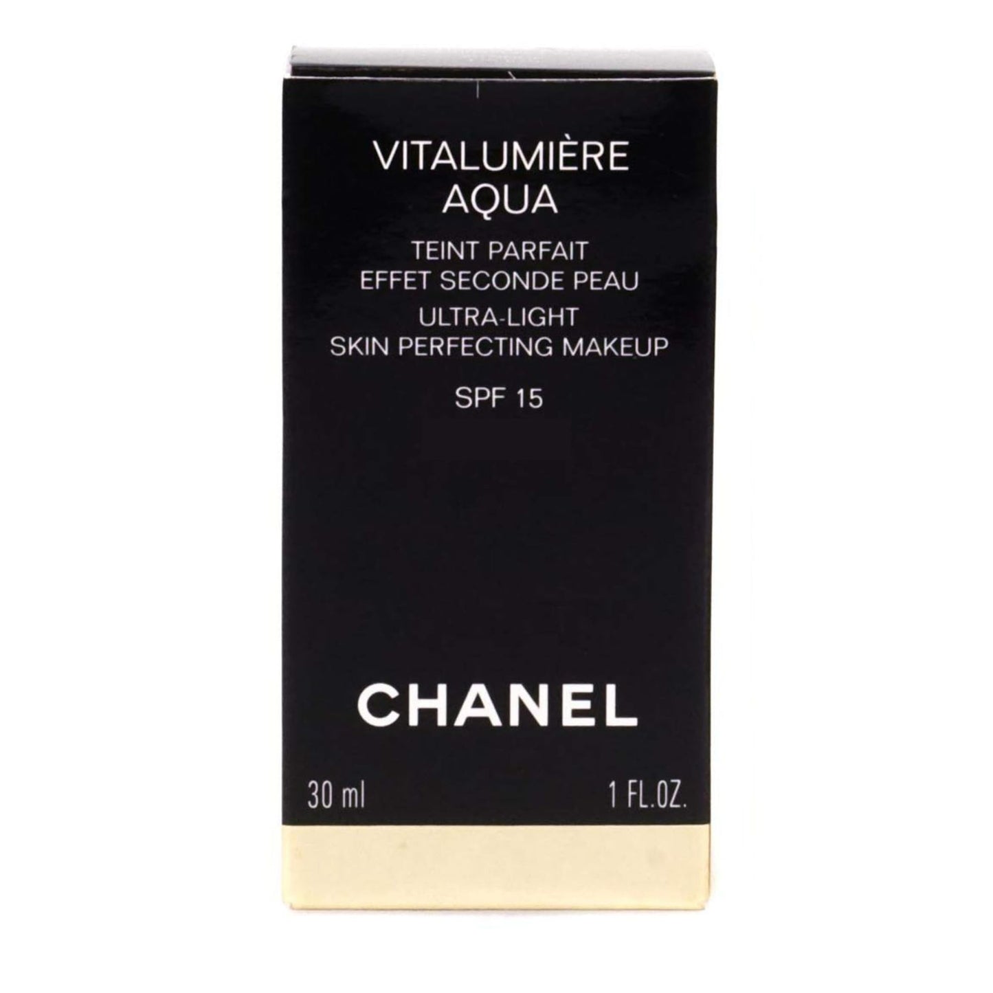 Vitalumiere Aqua Ultra-Light Skin Perfecting Makeup SPF 15-40 Beige by Chanel for Women - 1 oz Makeup