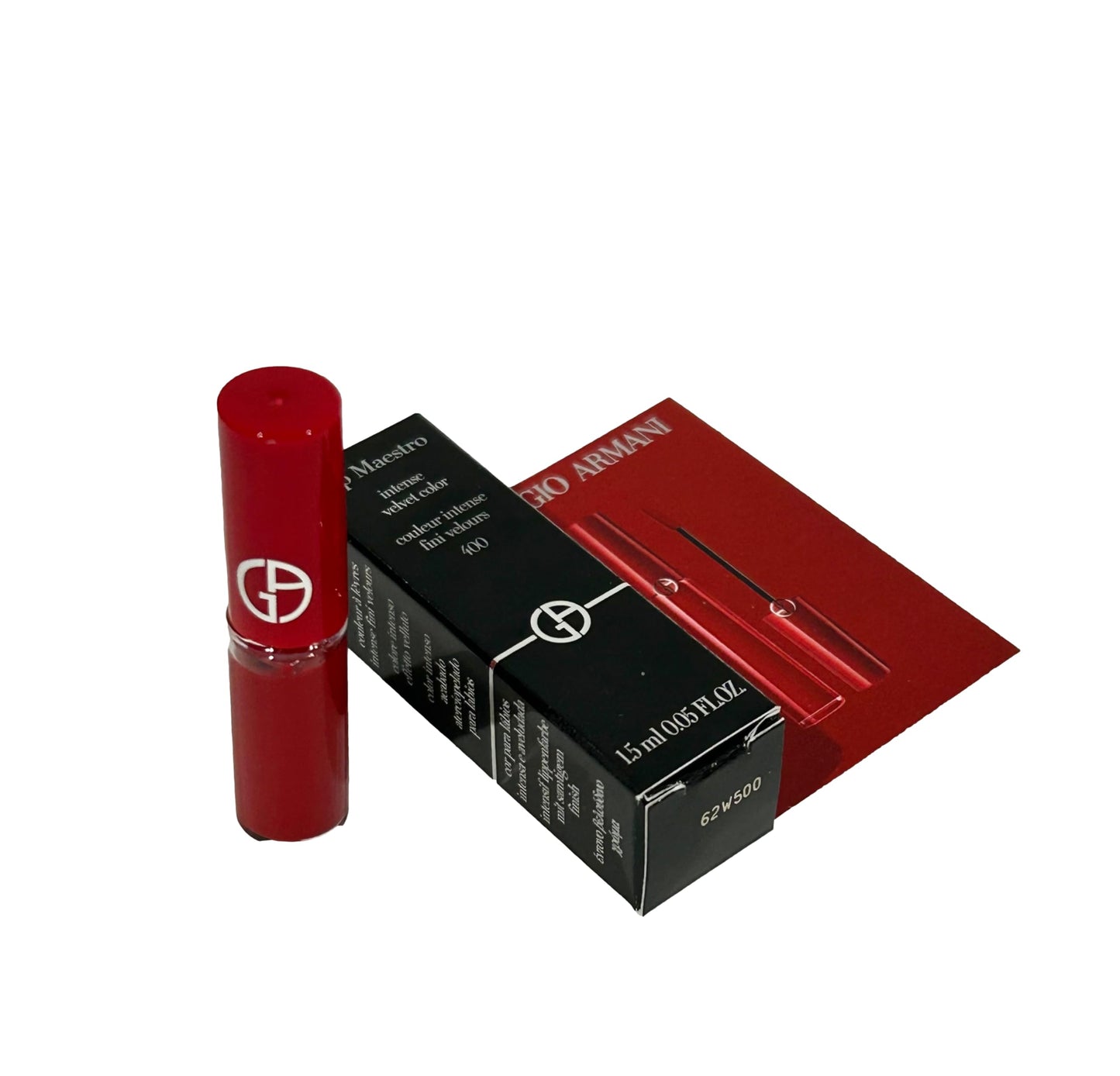 GIORGIO ARMANI Lipstick MINI LIP MAESTRO INTENSE VELVET COLOR Color # 400-1.5 ML / 0.05 oz (MINI/SMALL/SAMPLE SIZE/TRAVEL SIZE) - 7853