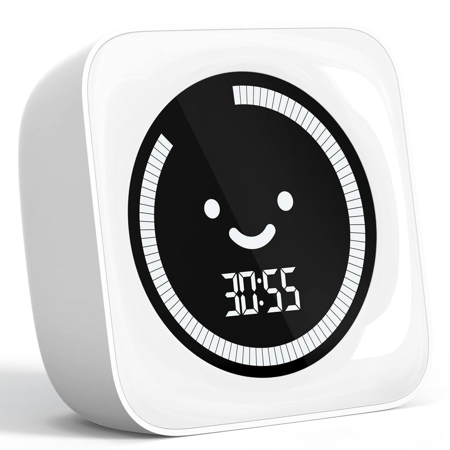 Visual Timer, 99 Minute Digital Kitchen Desk Timer for Office Supplies Home Productivity Management Tool Countdown Count Up, White