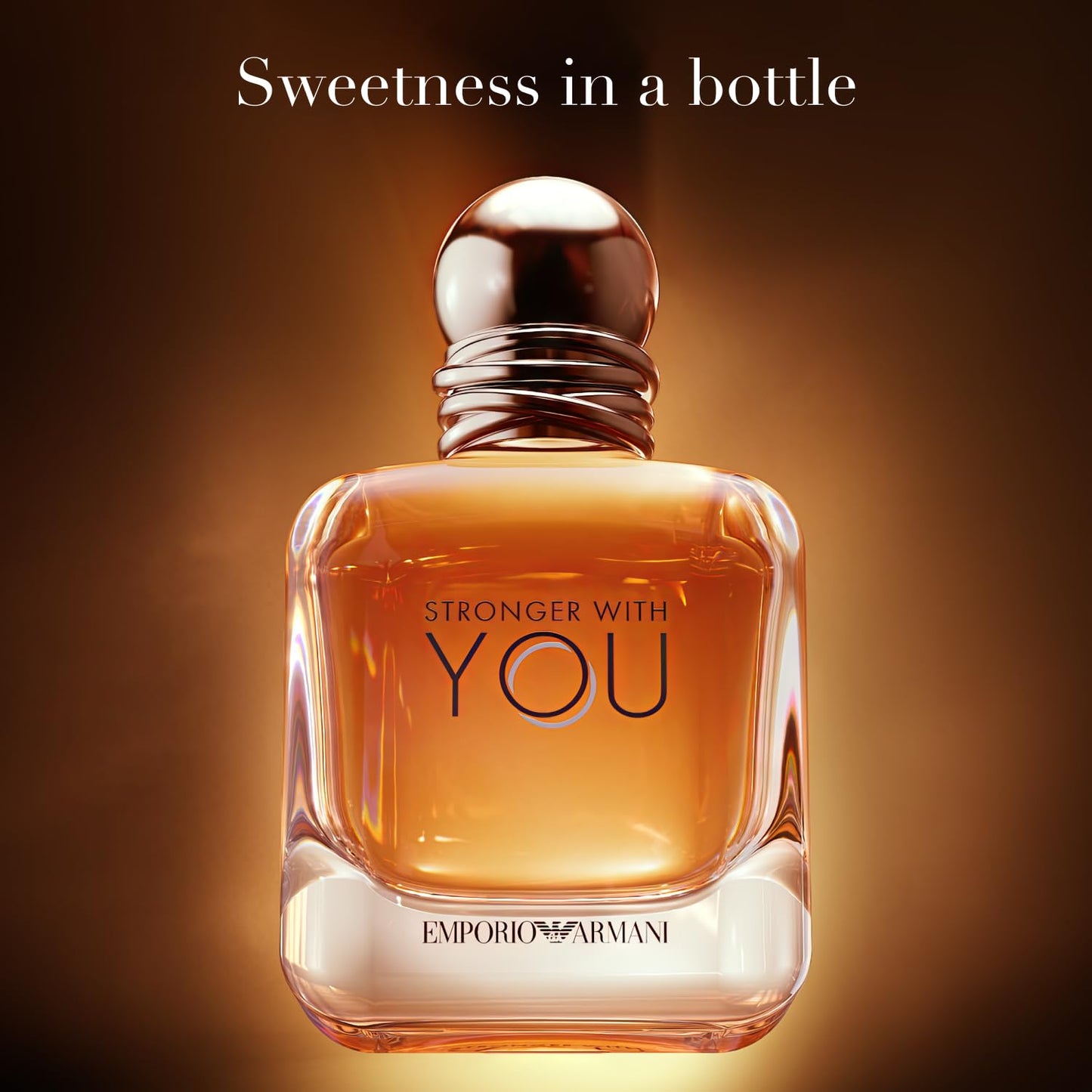 Armani Beauty - Stronger With You - Eau de Toilette - Cologne for Men - Warm Spicy Fragrance - Chestnut, Lavender, Tender Sage, Vanilla Notes - 5.1 Fl Oz