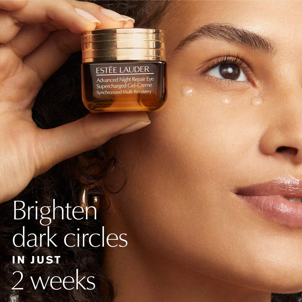 Estée Lauder Advanced Night Repair Powerful Nighttime Renewal Mini Set | 0.24 Fl Oz Serum + 0.17 Fl Oz Eye Gel-Creme Duo with Hyaluronic Acid & Peptides | Hydrating & Anti-Aging