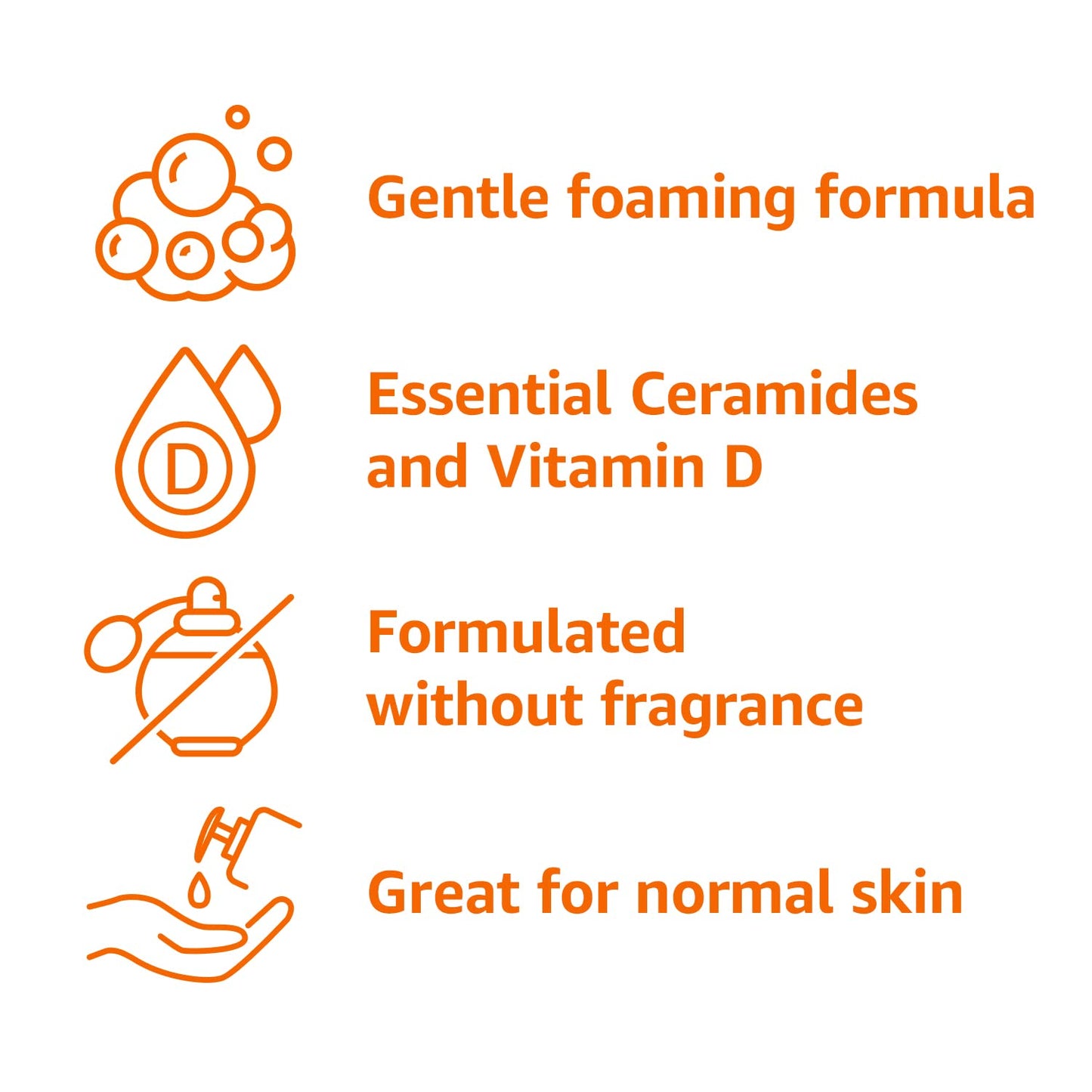 Amazon Basics Cleanser Face Wash - Renewing Salicylic Acid with Ceramides & Vitamin D, 8 fl oz, 1-Pack