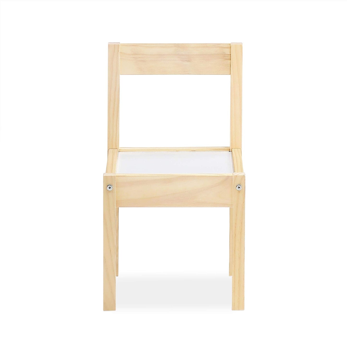 Baby Relax Hunter 3-Piece Kiddy Table & Chair, Natural/White Table Set