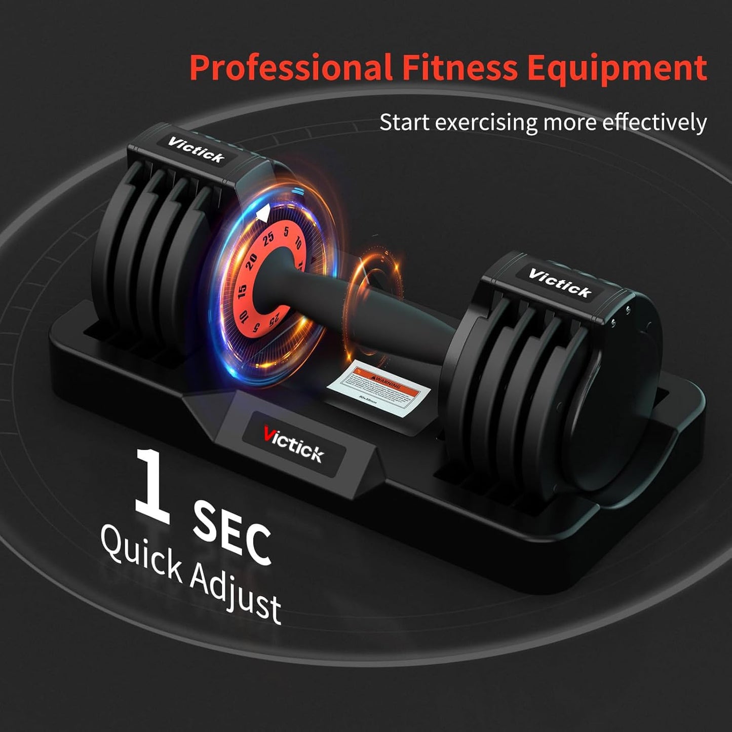 Adjustable Dumbbells - 25lb Pair for Exercise Hand Weights with Rust-Inhibitive Anti-Slip Handles Home Gym Weight Solid Dumbbells for Home Workout Space-Saving Design 2 PACK-25LB