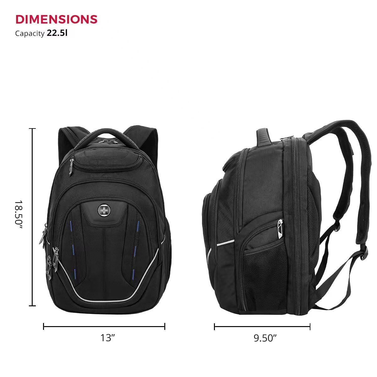 Swissdigital Design TSA Business Laptop Backpack For Men,Travel Backpack With USB Charging Port,College Tech Backpacks With RFID Pockets Presents For Men Fits 15.6 Inch Computer (TERABYTE J16BT-1)