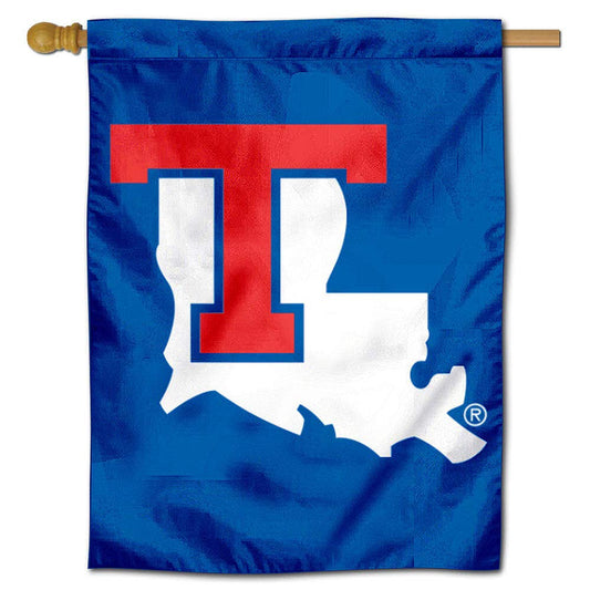 College Flags & Banners Co. Louisiana Tech Banner House Flag