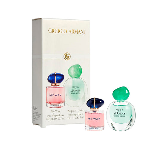 Armani Beauty - My Way & Acqua di Gioia - Women's Perfume Gift Set - Travel Size Fragrances