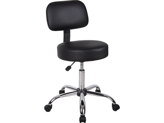 Boss Office Products Be Well Medical Spa Professional 26.5-Inch Drafting Stool, Black (B245-BK) B245-BK