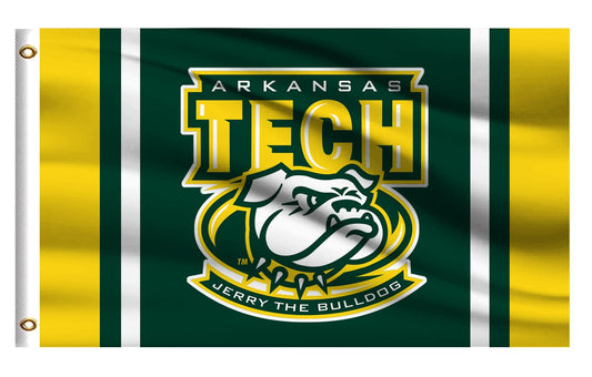 College Flag Arkansas Tech Outside 3x5 Compatible with Wonder Boys,Double Sided University Banner