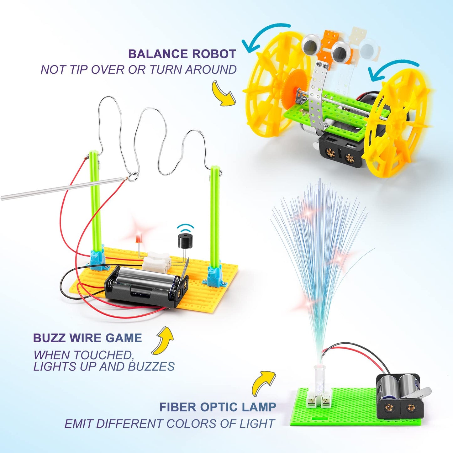 STEM Robotics Science Kits for Kids Age 8-12 8-10, STEM Toys for Boys Girls 6-8, Build Robot Building Kit Science Experiments Engineering Projects STEAM Activities Gifts 6 7 8 Year Old Boy Toys Crafts