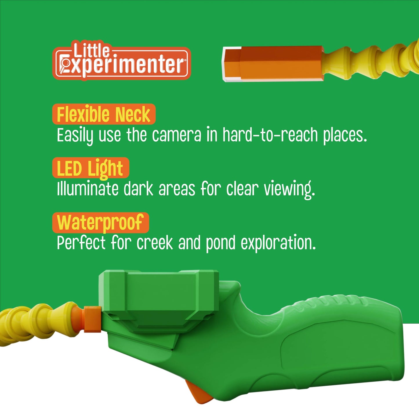 Borescope Snake Camera with Light for Kids, Unique, Educational STEM Toys, Easter Science Gifts for 5 Year Old Boy, Camping Nature Activities, Best Birthday Gift for Boys & Girls Ages 4 5 6 Years Old