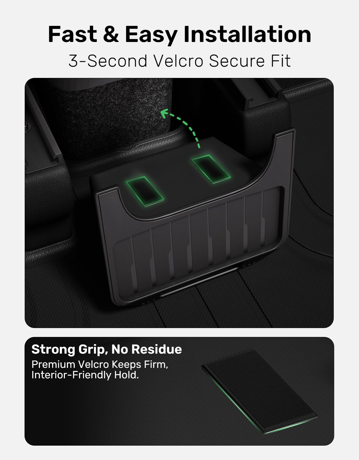 Zanch Tesla Trash Can for Model Y (2020-2025), Multi-Use & Easy to Clean, Rear Center Console Organizer, Tesla Model Y Accessories 2025 [Not fit for New Model Y Juniper] - Detachable Lid