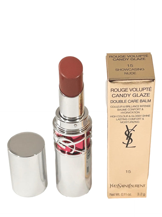 Yves Saint Laurent Candy Glaze Lip Gloss Stick 15 Showcasing Nude