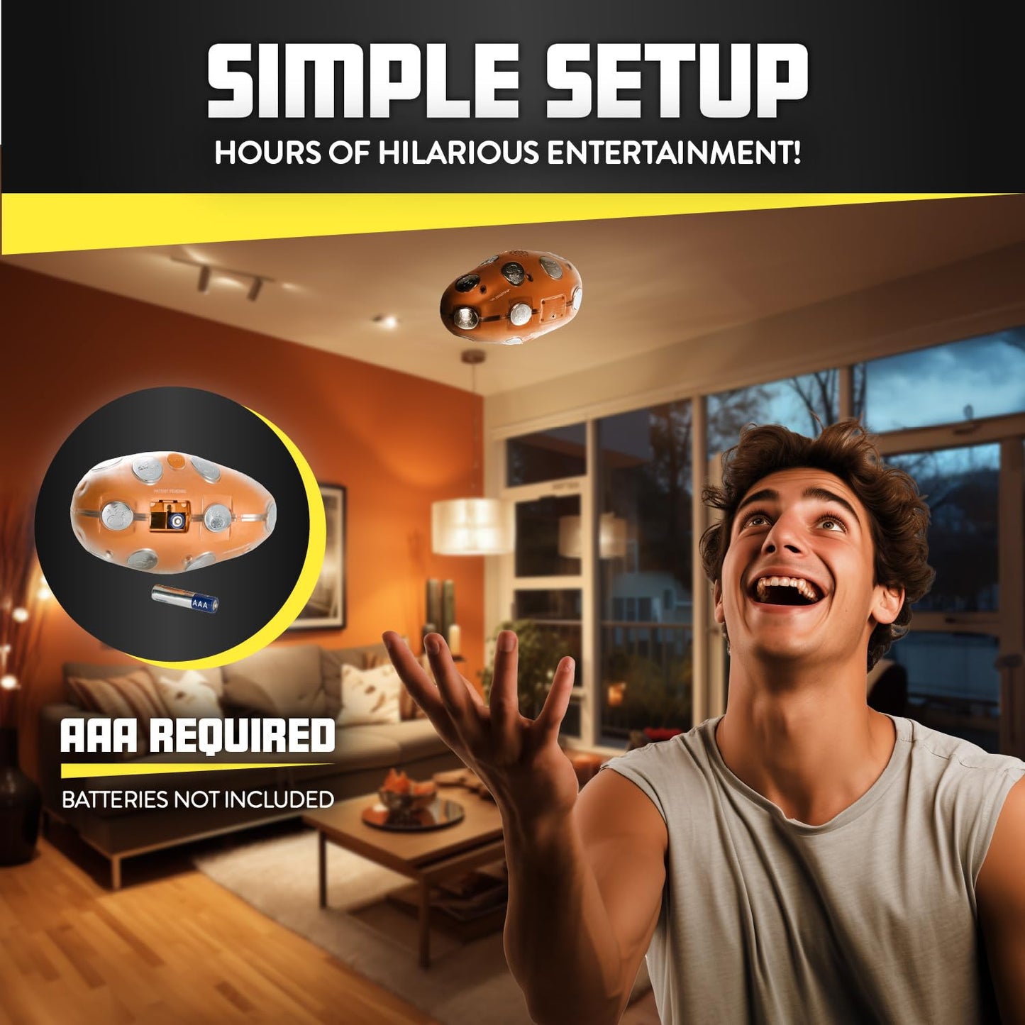 Squirrel Products Shocktato Party Game, the Hilariously Funny Game of Shocking Potato, Fun Party Games for Teens