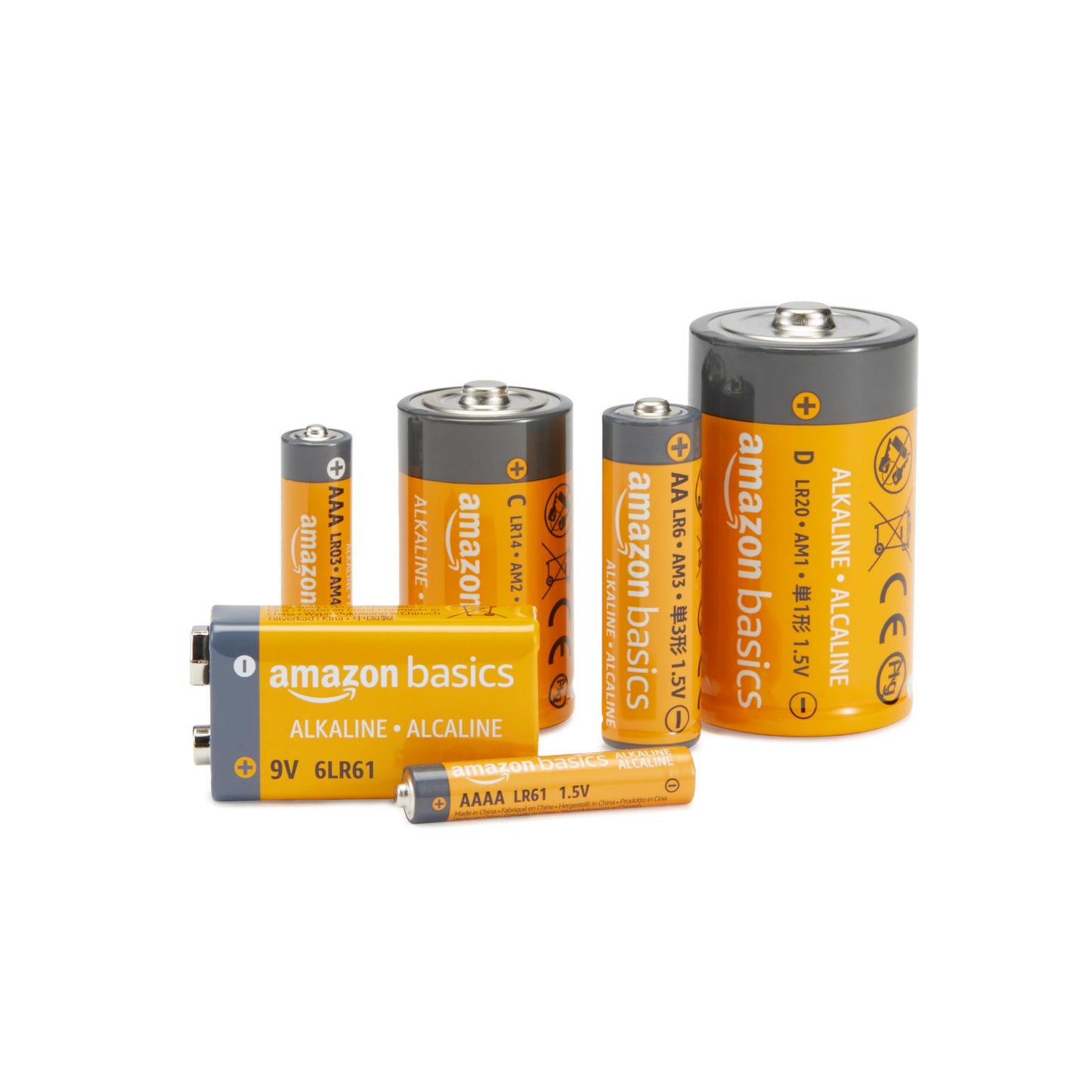 Amazon Basics 20-Pack AA Alkaline High-Performance Batteries, 1.5 Volt, 10-Year Shelf Life