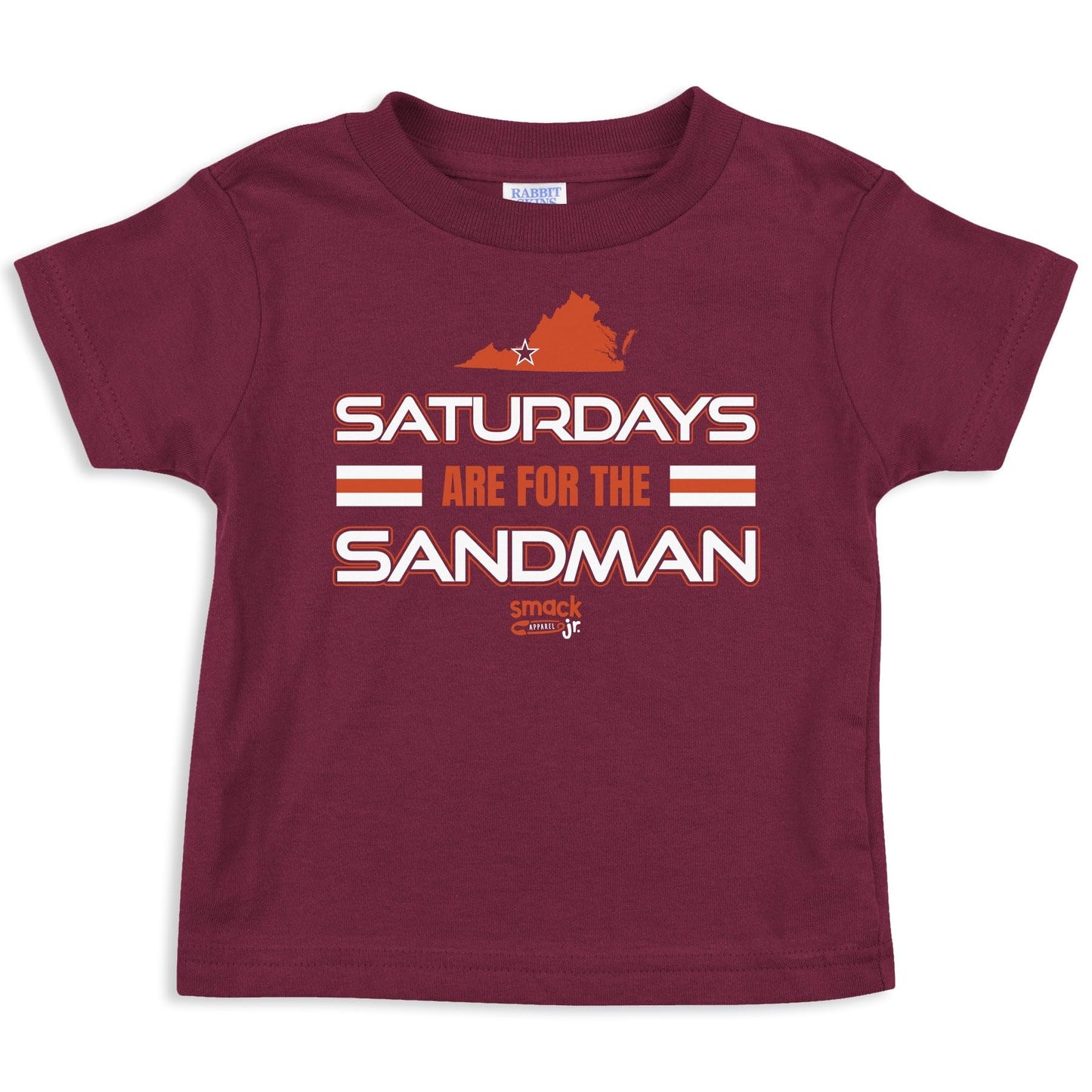 Saturdays Baby Apparel Baby Apparel for Va Tech College Fans (2T-7T) (Maroon Toddler Tee, 4T)
