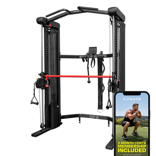 Inspire Fitness Home Gym Functional Trainer with Selectorized Smith Bar - Compact Home Workout Machine with Accessories and 2 x 165 lb Weight Stacks