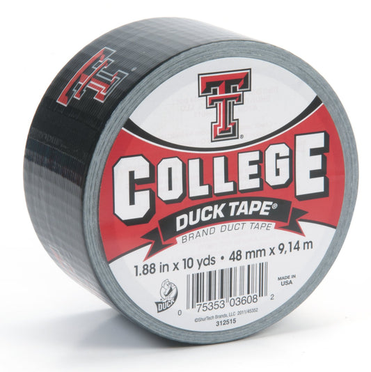 Duck Brand 240292 Texas Tech University College Logo Duct Tape, 1.88-Inch by 10 Yards, Single Roll