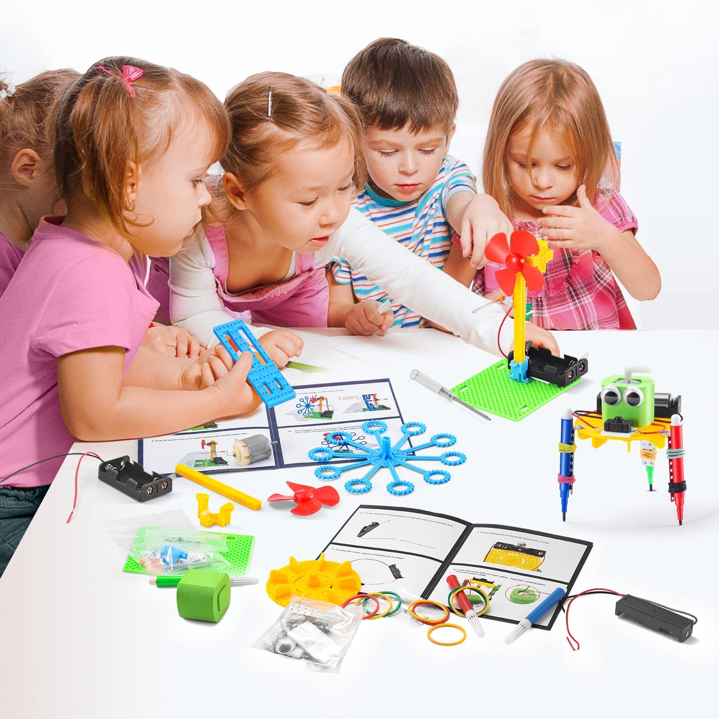 STEM Robotics Science Kits for Kids Age 8-12 8-10, STEM Toys for Boys Girls 6-8, Build Robot Building Kit Science Experiments Engineering Projects STEAM Activities Gifts 6 7 8 Year Old Boy Toys Crafts