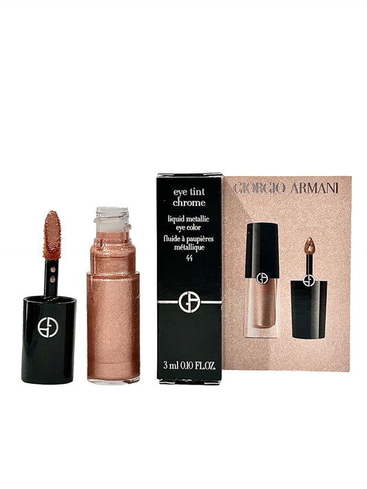 GIORGIO ARMANI MINI Eye Tint Chrome Liquid Metallic Eye Color ROSE GOLD # 44-3 ml / 0.10 FL oz (Small)