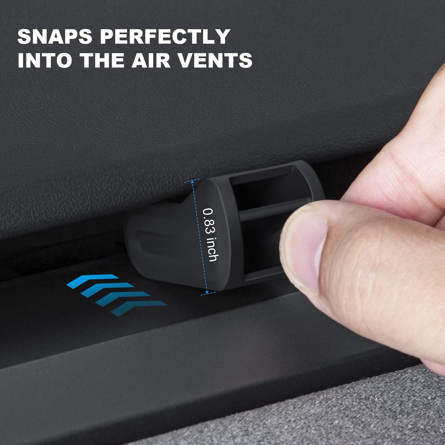 KUNIST 2Pcs Air Freshener Adapter Designed for 2017-2023 Tesla Model 3 and 2020-2025 Model Y Air Vent (Air Freshener not Included)
