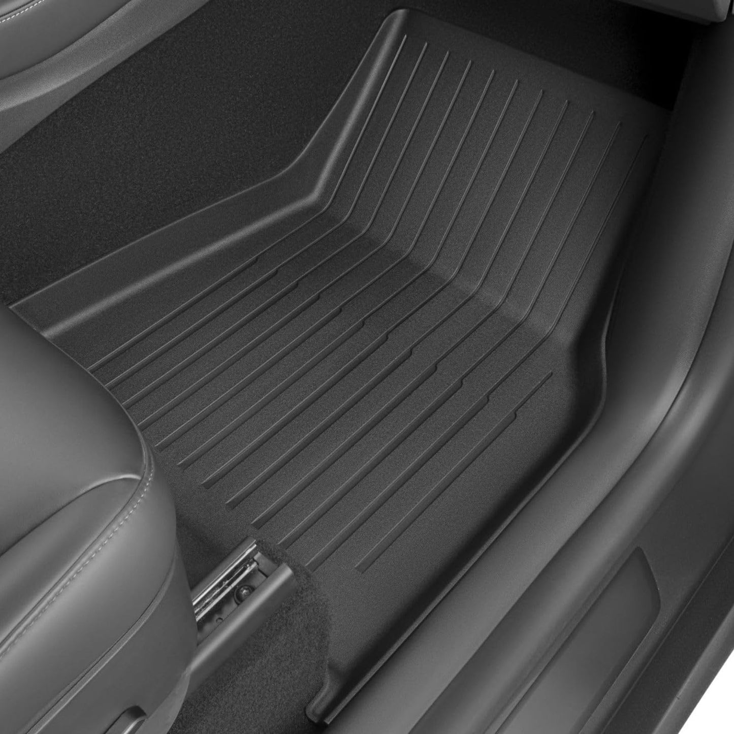 SUPER LINER 2024 2025 Tesla Model 3 Highland Floor Mats 6-Piece Set | Extra-Thick TPE All-Weather Floor & Cargo Liners | Pet & Child-Friendly Custom Fit Interior Accessories
