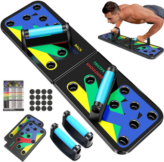 Floor Push Up Handles, Portable Strength Training Home Gym, Home Workout Equipment For Men And Women
