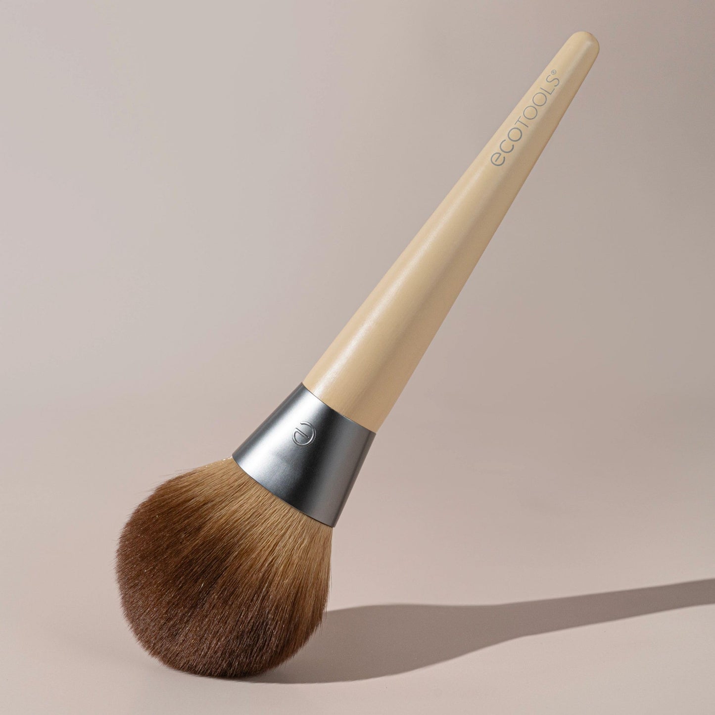 EcoTools Blurring Powder Makeup Brush, For Loose & Pressed Powder, Large Makeup Brush For All-Over Application, Fluffy, Synthetic Bristles, Eco Friendly, Cruelty-Free, & Vegan, 1 Count
