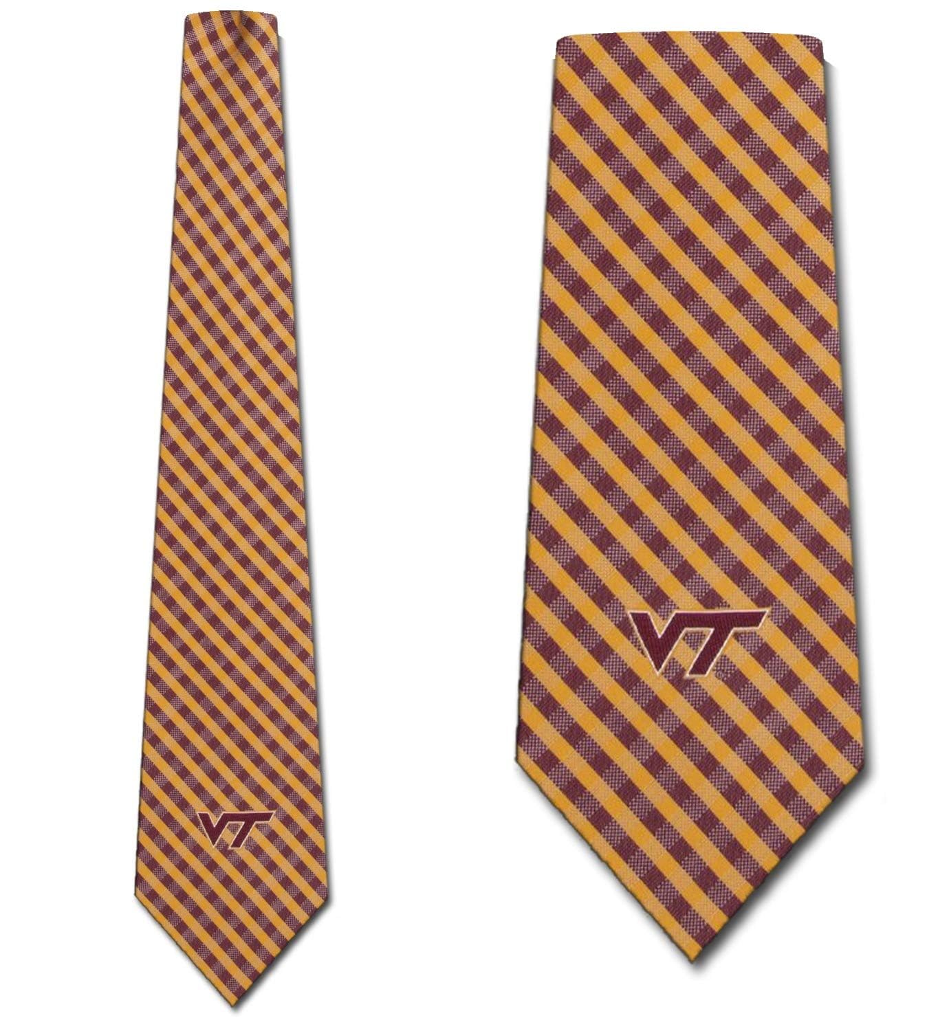 Eagles Wings Virginia Tech Ties Mens College Sports Necktie
