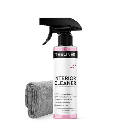 Tesla Seat Cleaner & Stain Remover - Biodegradable, Safe on Black & White Vegan Leather, Interior Cleaning Products for Seats, Dash, Console | Tesla Model 3 Y S X Car Accessories for 2025
