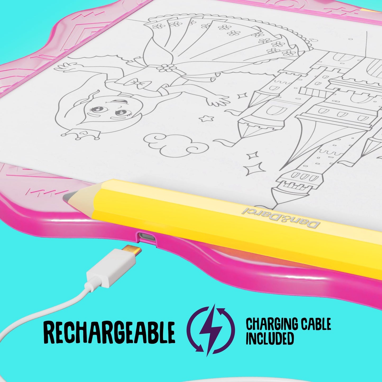 Light Up Tracing Pad for Kids - Easter Arts & Crafts Writing Drawing Tracer Board, Craft Kit for Girls & Boys Ages 6-12 - Birthday Toys Gifts Ideas for Girl or Boy 6+ Year Old Gift Toy - 6 7 8 9 10
