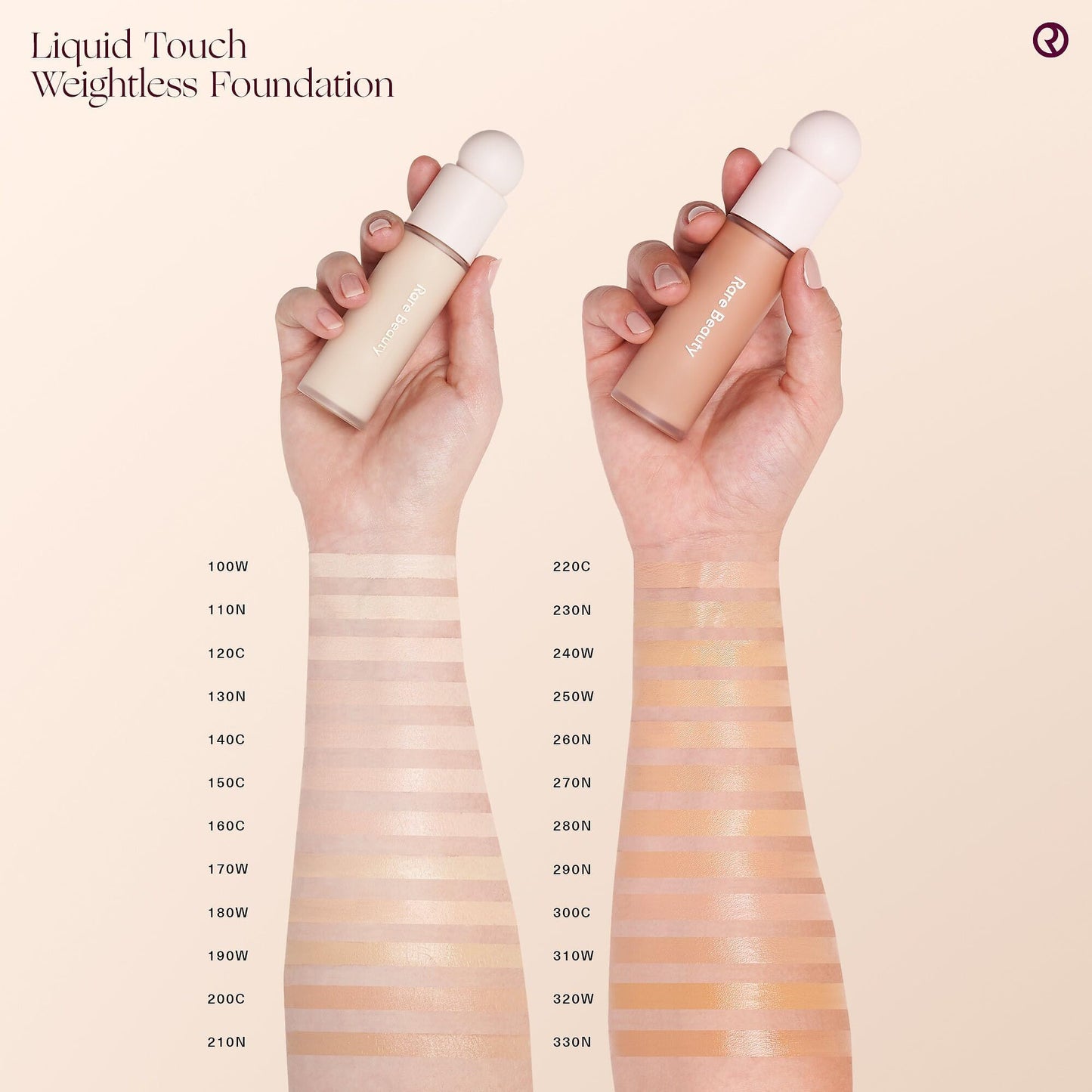 Rare Beauty by Selena Gomez Liquid Touch Weightless Foundation 210N