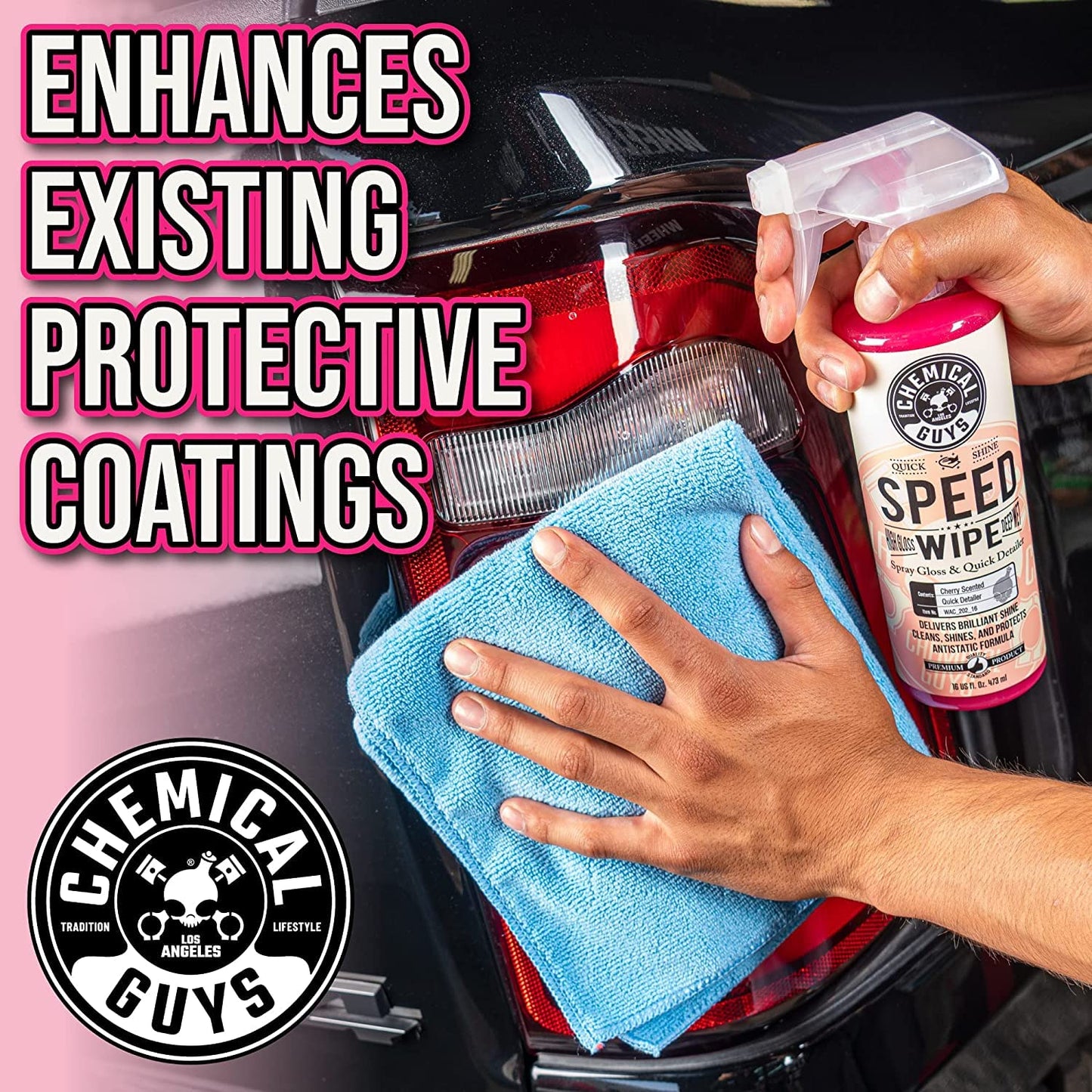 Chemical Guys HOL124 Car Cleaning Kit, 7 Items Including (6) 16 oz. Chemicals