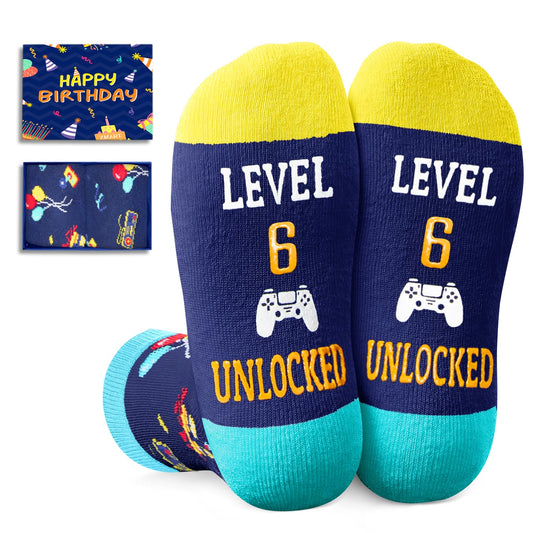 6 Years Old Birthday Gifts for Boys - Socks for Boys & Girls, Six Year Old Gift Ideas