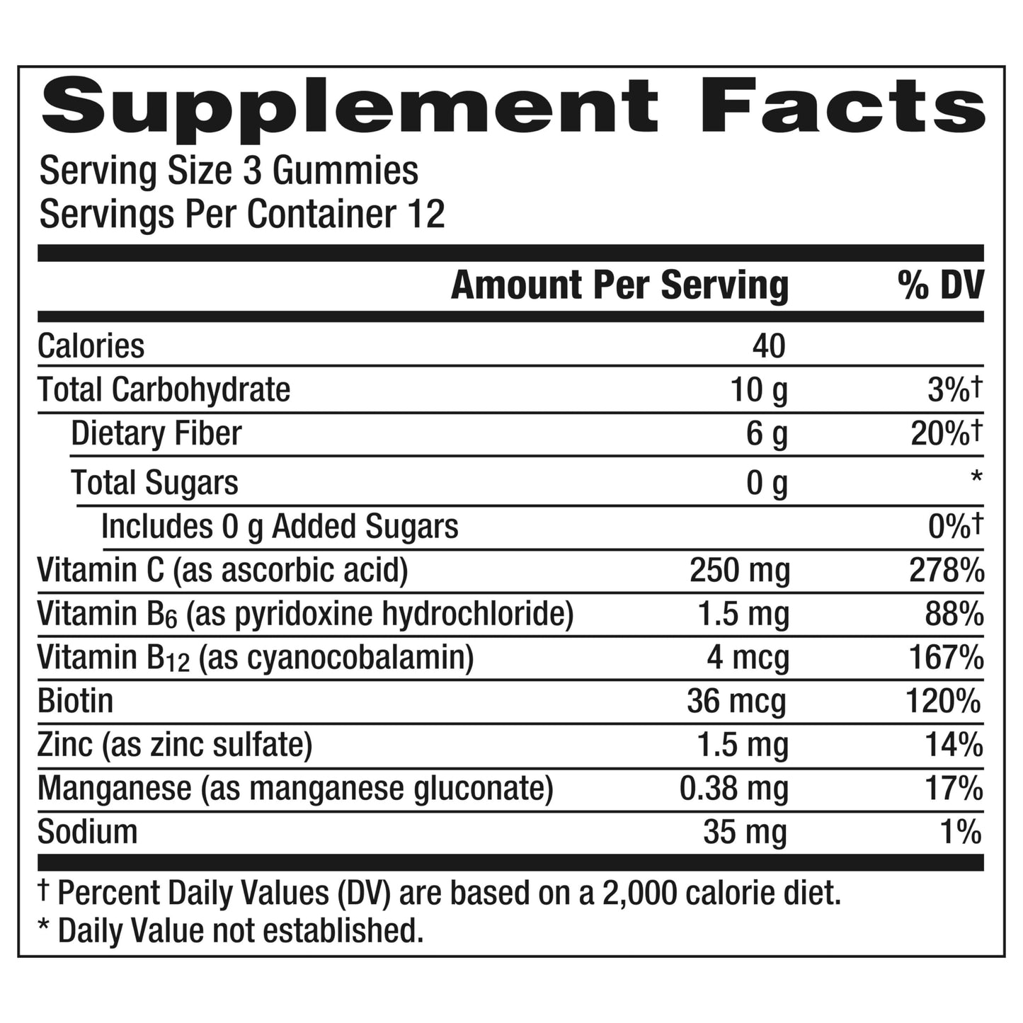 Emergen-C Zero Sugar Immune Support Adult Gummies 36 Count