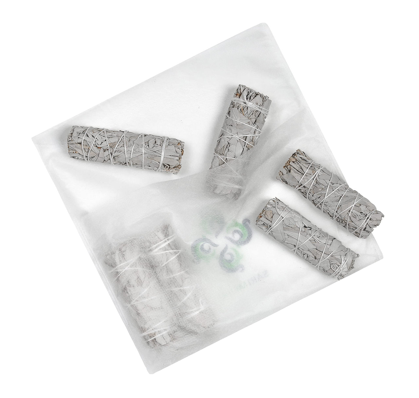 White Sage Smudge Sticks - 6-4" Sage Bundles - Perfect Sage Smudge Stick Smudging Kit Replenishment