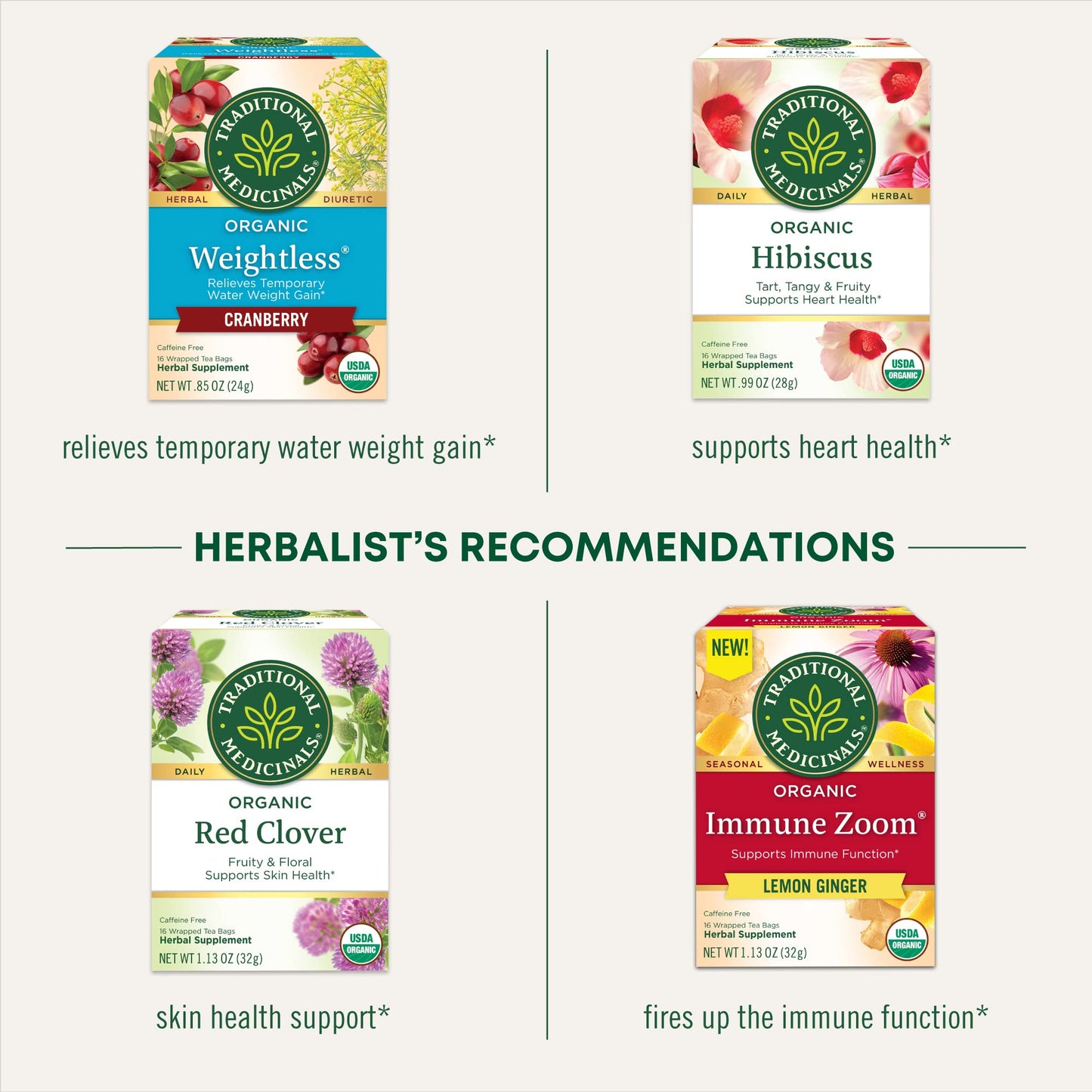Traditional Medicinals Organic Dandelion Leaf & Root Herbal Tea (Pack of 2), Supports Kidney Function and Healthy Digestion, 16 Tea Bags Total