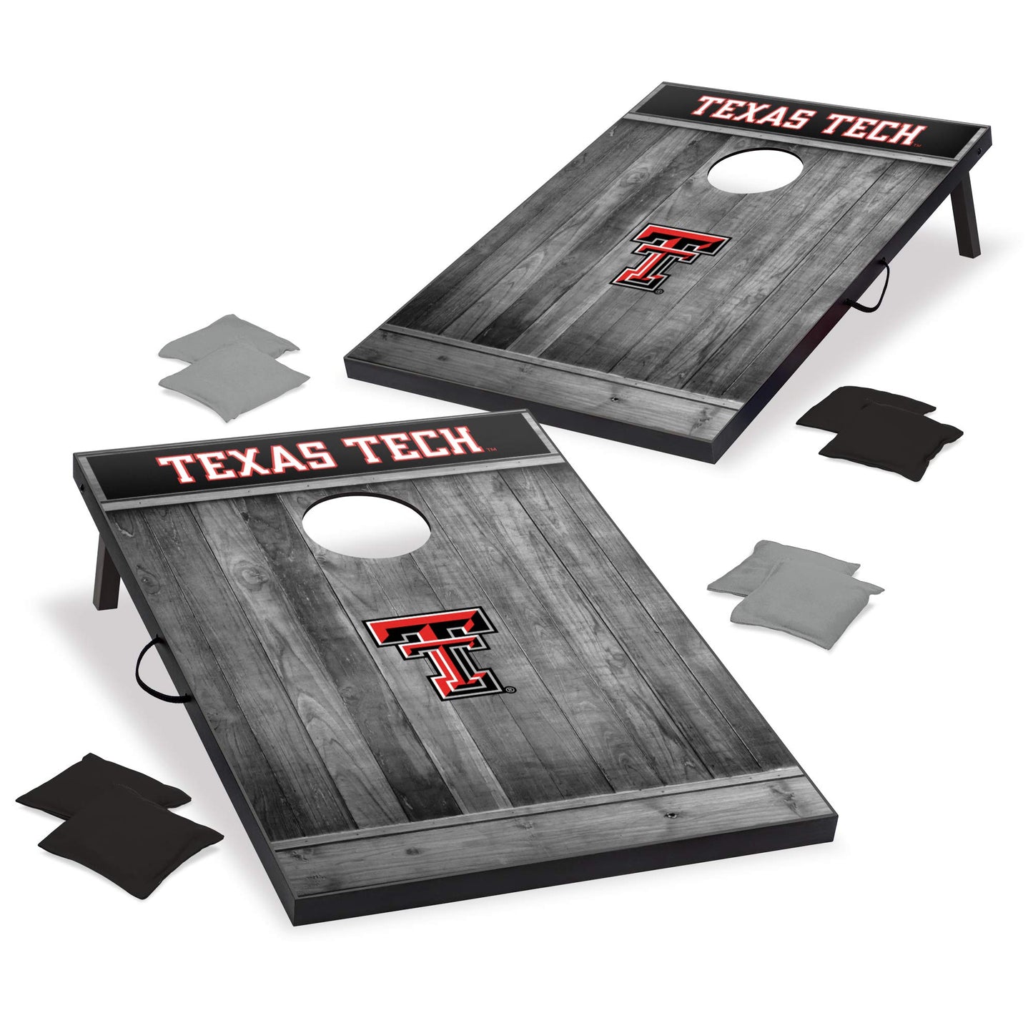 Wild Sports 2'x3' MDF Wood NCAA College Texas Tech Red Raiders Cornhole Set