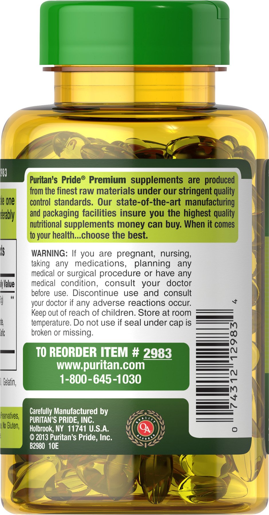 Puritan's Pride Premium Garlic Fresh 5000mg, Traditional Dietary Supplement for Heart Health and Circulation Support with Antioxidant Properties, 250 Rapid Release Softgels