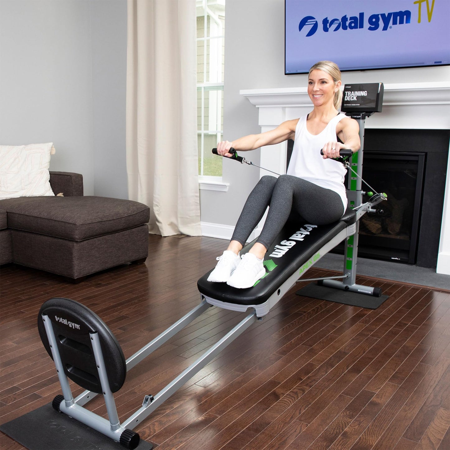 Total Gym APEX G5 Indoor Home Fitness Incline Weight Trainer with 10 Resistance Levels - Workout Machine Equipment for Abs, Legs, Shoulder, Arms and Back
