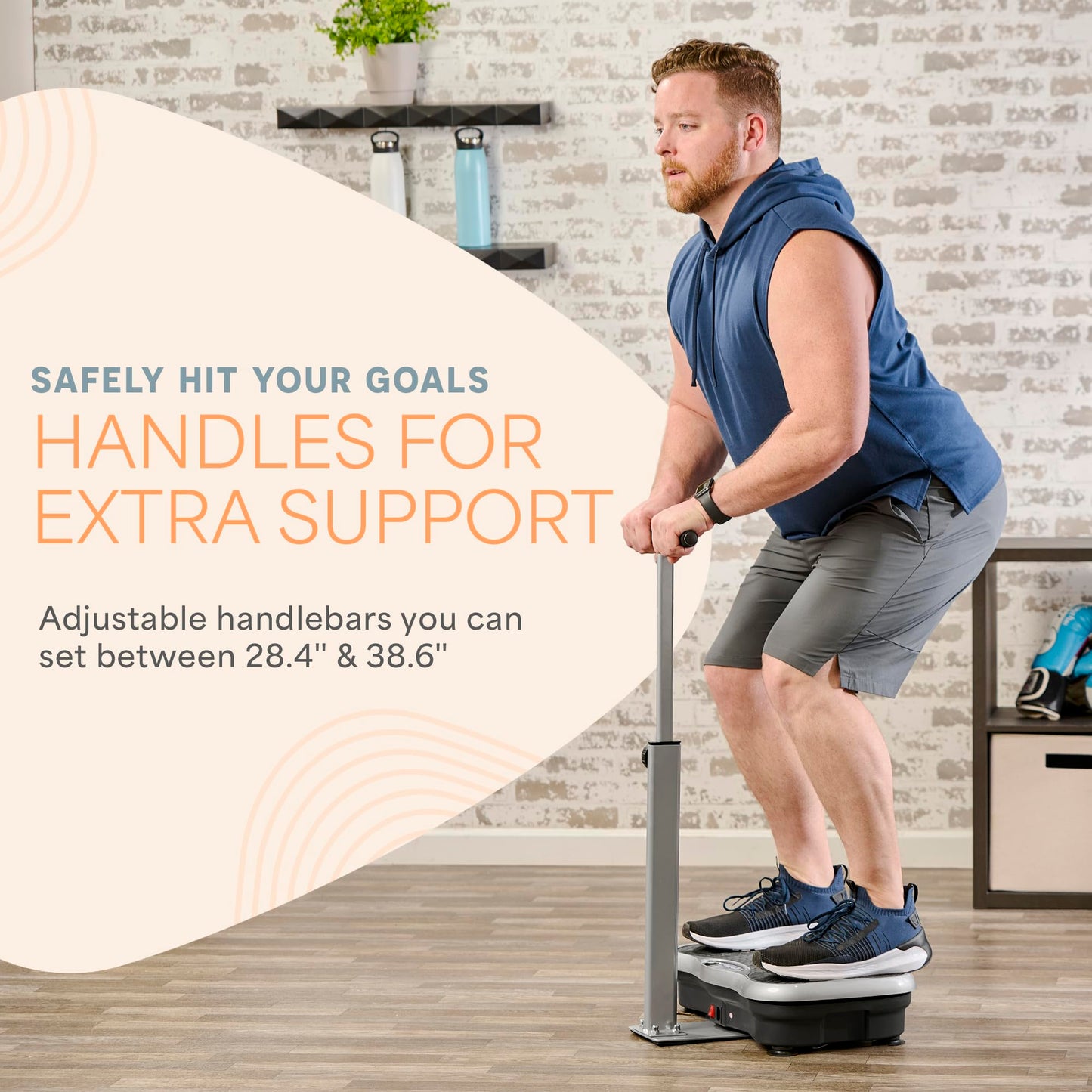 Lifepro Vibration Plate Exercise Machine with Magnetic Acupoints - Full Body Vibration Platform for Beginners and Recovery - Ideal Lymphatic Drainage Massager for Muscle Toning and Overall Fitness