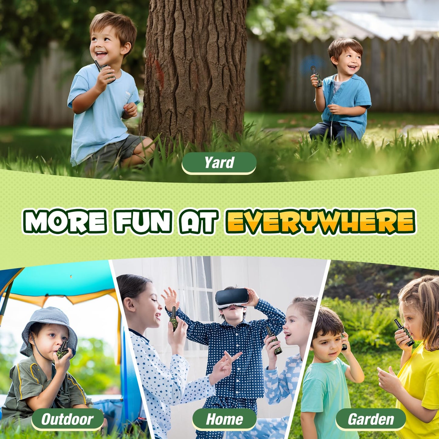 Toys for 3-8 Year Old Boys: comedyfun Mini Robots Walkies Talkies 2 Pack Easter Basket Essentials Stuffers Birthday Gifts for 3 4 5 6 7 8 Year Old Boys Toys Age 5 6 7 8 Adventure Game Hiking Camping