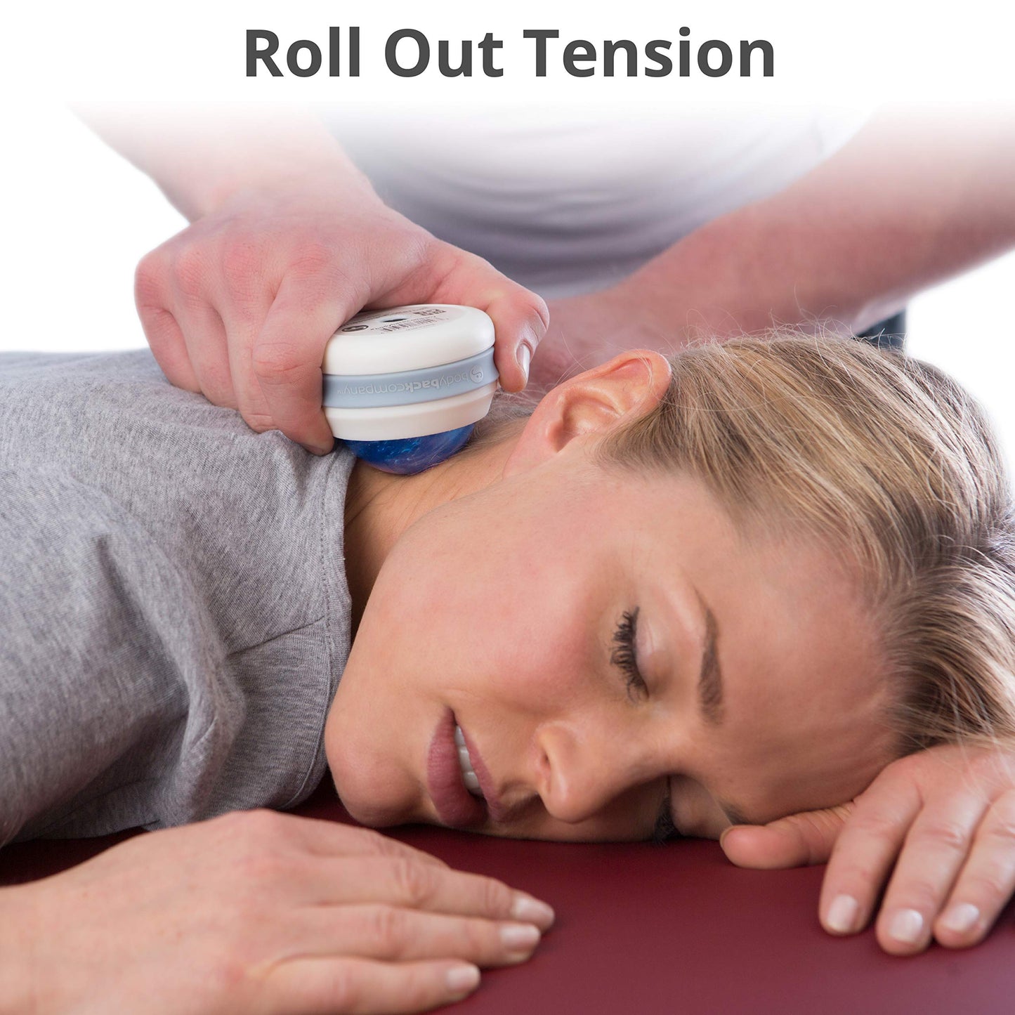 Body Back Manual Massage Roller Ball | Deep Tissue Roller & Lacrosse Ball - Hand Held Massager for Sore Muscles & Joint Pain | 360 Degree Mobility Therapy Ball | Ideal for Athletes & Fitness Recovery