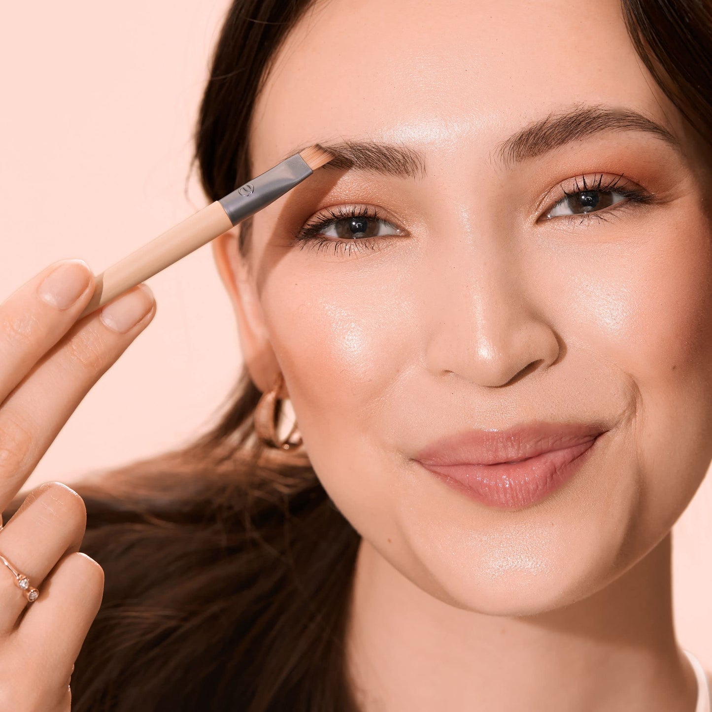 EcoTools Eye Enhancing Duo Makeup Brush Kit, For Enhanced Eye Look, Use to Define, Blend, Smudge, and Shade, 2 Piece Set