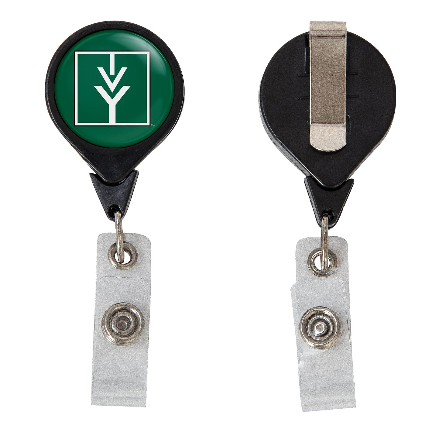 Desert Cactus Ivy Tech Community College Retractable Badge Holder ID Reel with Ticket Clip for Lanyard, Work, School & Office Access