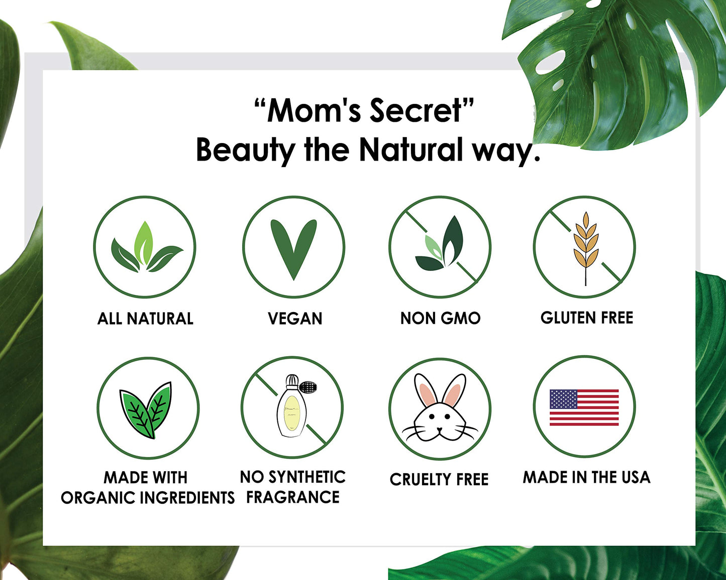 Mom's Secret Natural Lipstick, Organic, Vegan, Gluten Free, Cruelty Free, Slim Package, Made in the USA, 0.07 oz. (Blushing Bride Matte)