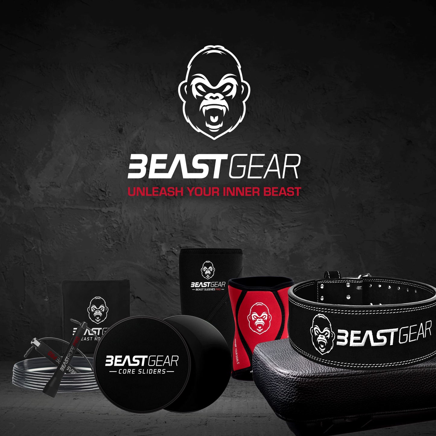 Beast Gear Core Sliders for Working Out Double Sided for Using on Hard and Soft Floors Gliding Discs for Abdominal Exercises Fitness Equipment for Man and Woman