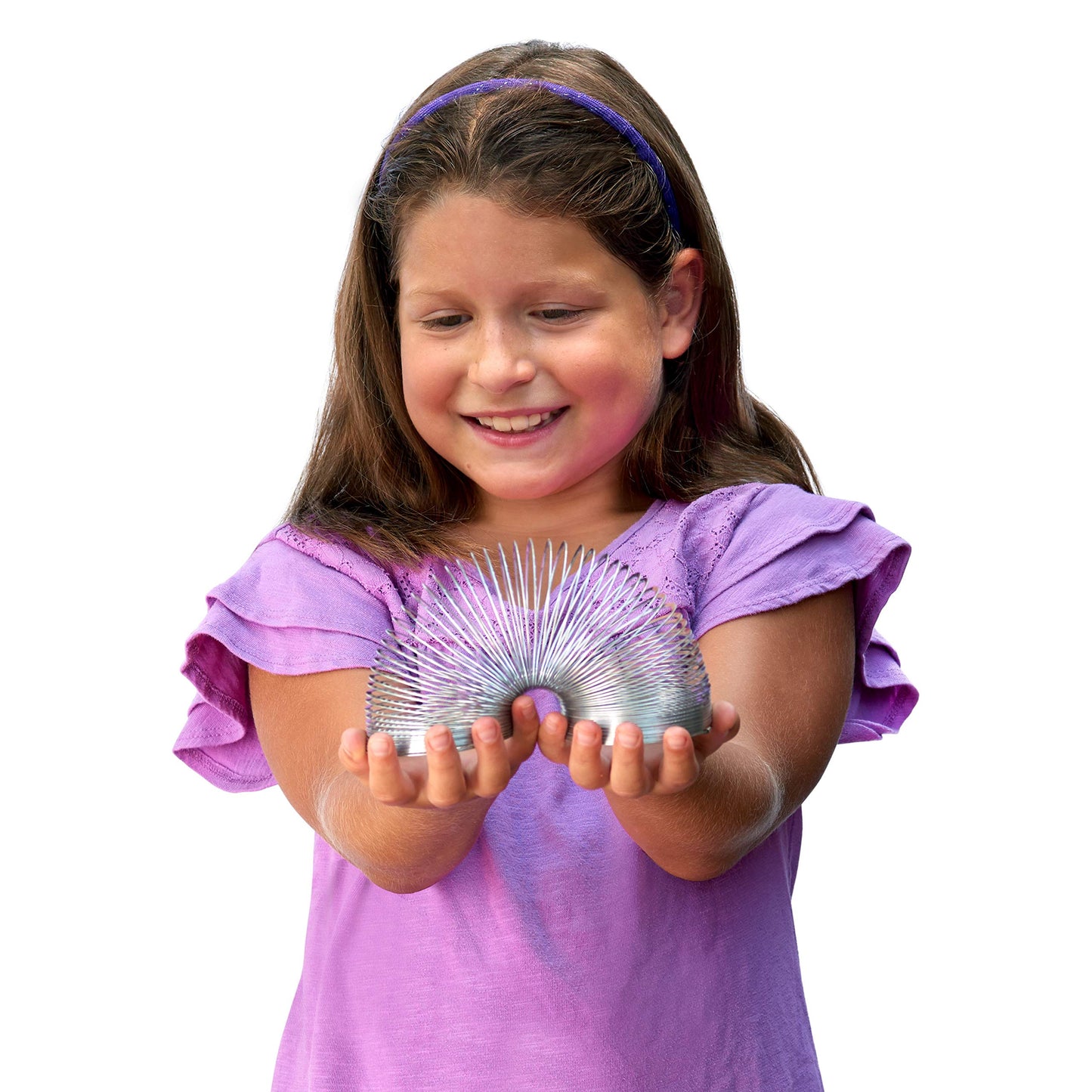 The Original Slinky Walking Spring Toy, 3-Pack Metal Slinky, Fidget Toys, Party Favors and Gifts, Kids Toys for Ages 5 Up, Amazon Exclusive by Just Play