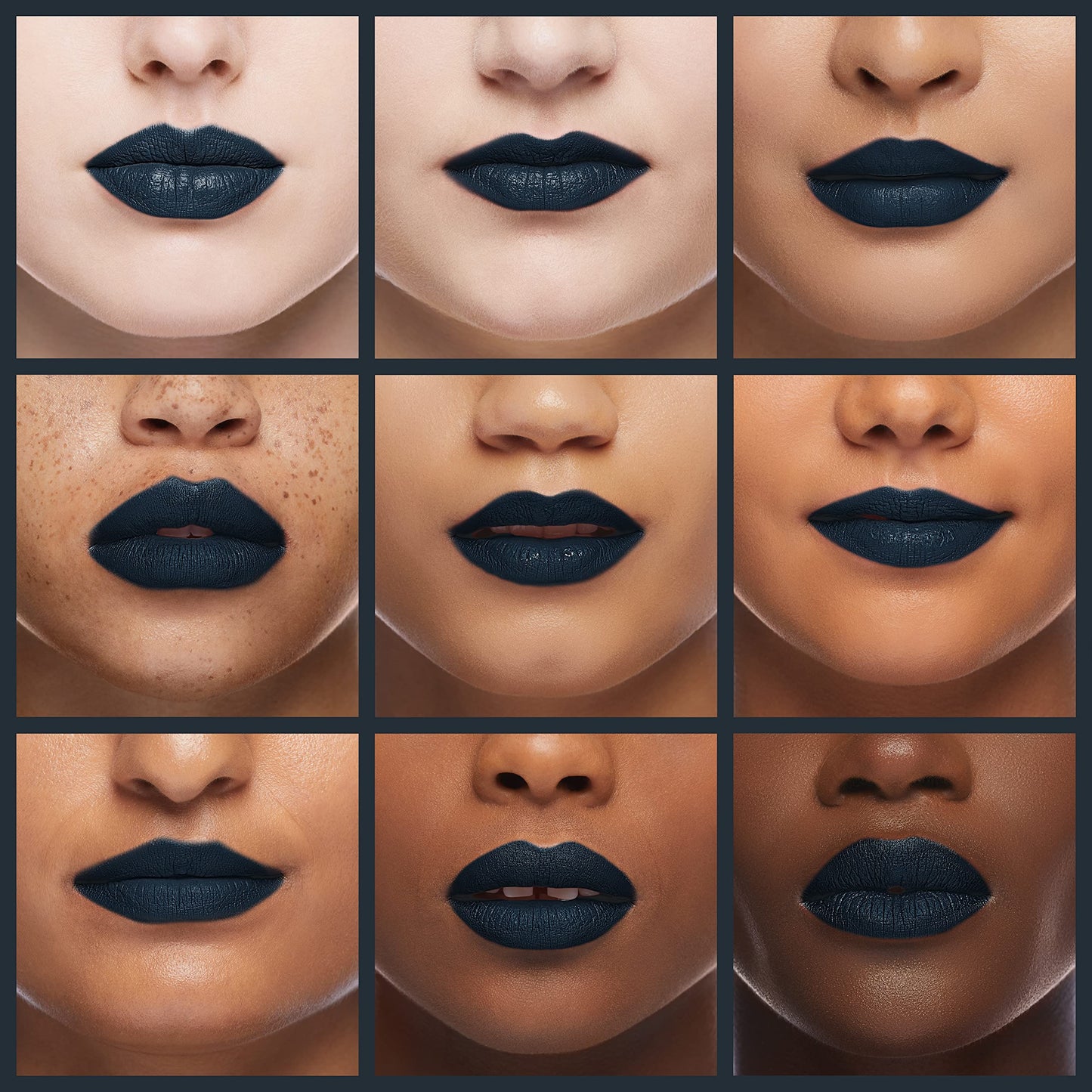 Black Lip Stain Long-Lasting Waterproof Lightweight Comfortable Non-Drying Hydrating | High Pigment Intense Matte Color All Day Wear Smudge-Proof Kiss-Proof Transfer-Resistant Vegan | Linda