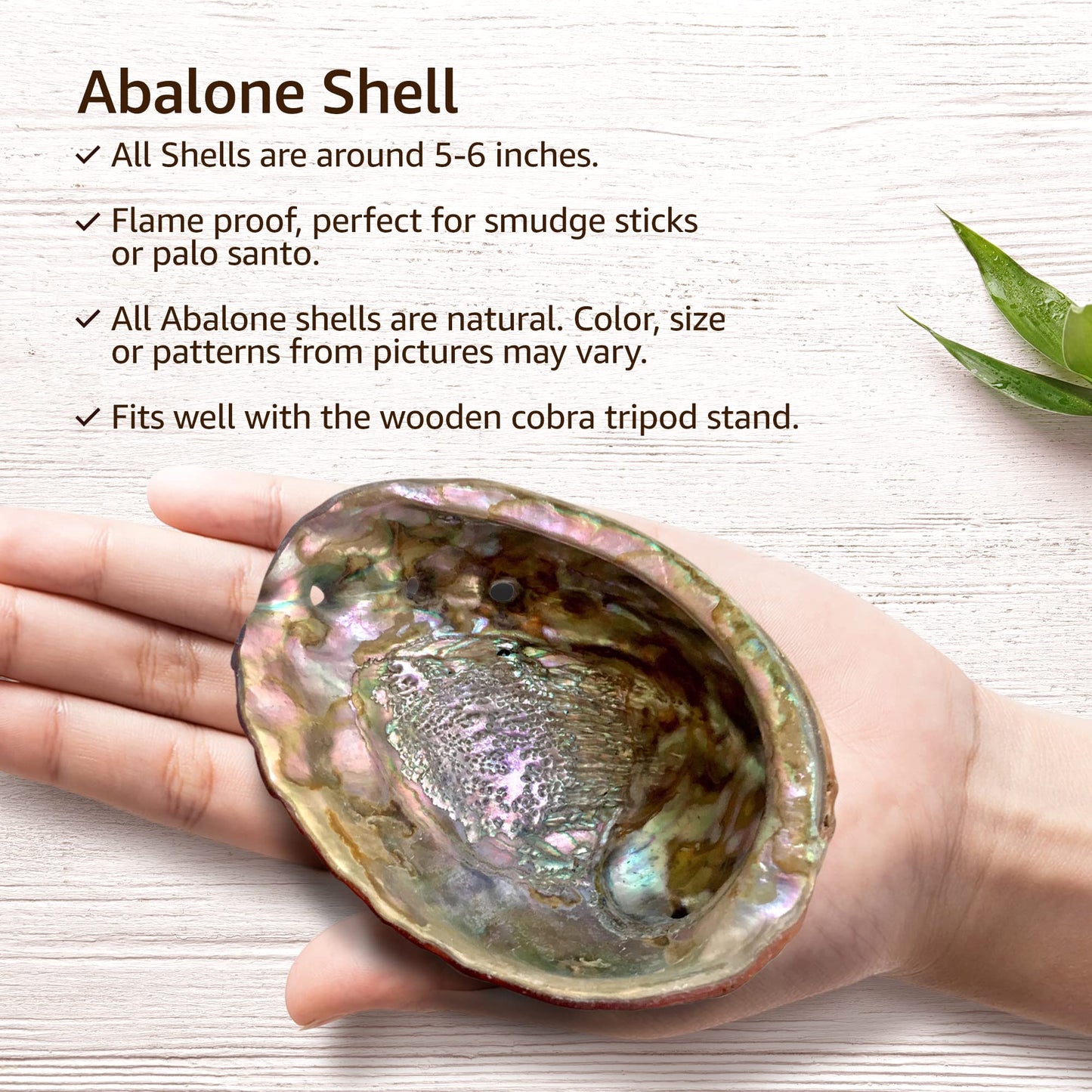Age of Sage Smudge Kit - White Sage Incense Sticks, Palo Santo Pieces, Tripod Stand, Abalone Shell, Smudging Feather, Hand-Wrapped Sage Cleansing Bundle
